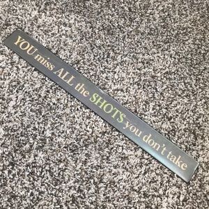 Inspirational Hanging Quote Sign